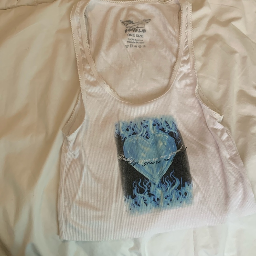 Boys lie tank top